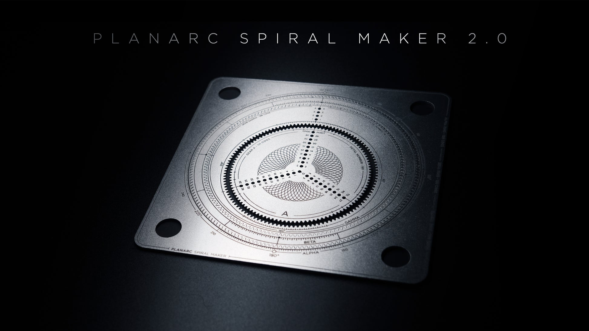 PLANARC 2.0 Spiral Maker - Aluminium/Metal - Professional Sketch Toolset