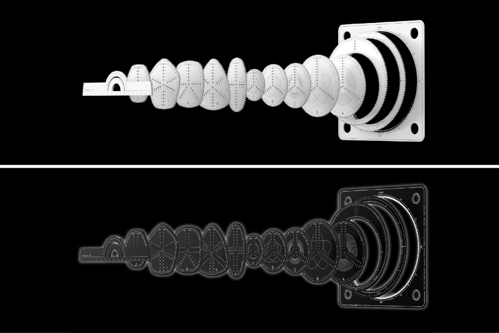 PLANARC 2.0 Spiral Maker - Aluminium/Metal - Professional Sketch Toolset